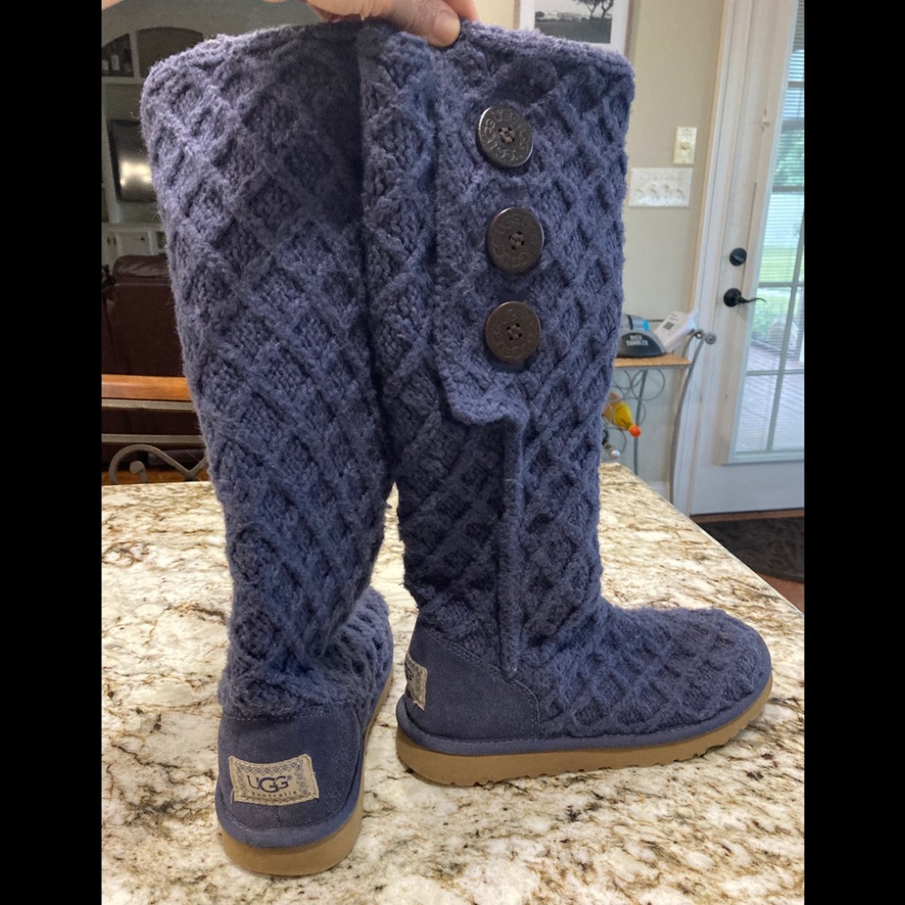 Ugg Tall Sweater Boots in Navy